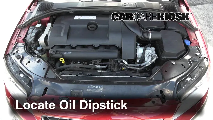 2014 Volvo XC70 T6 3.0L 6 Cyl. Turbo Aceite Controlar nivel de aceite